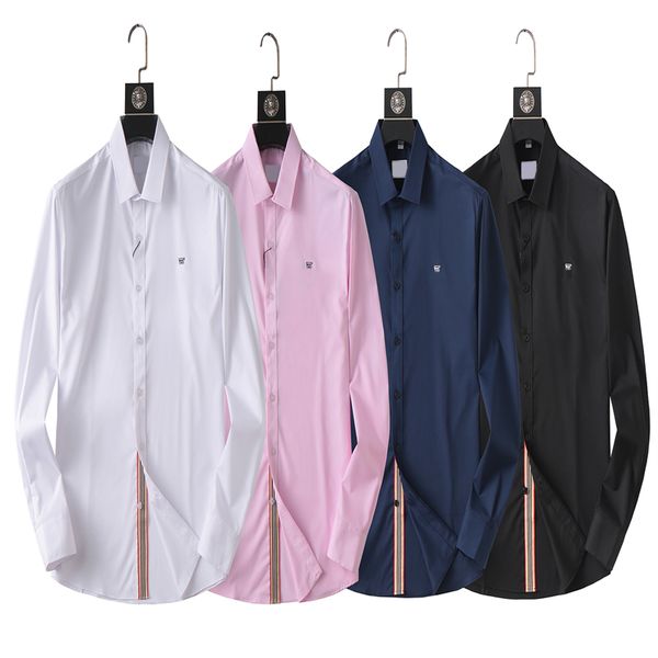 

men's casual shirts men's long sleeve men brand social homme shirt hombre masculina chemise -3xl 9 colors, White;black