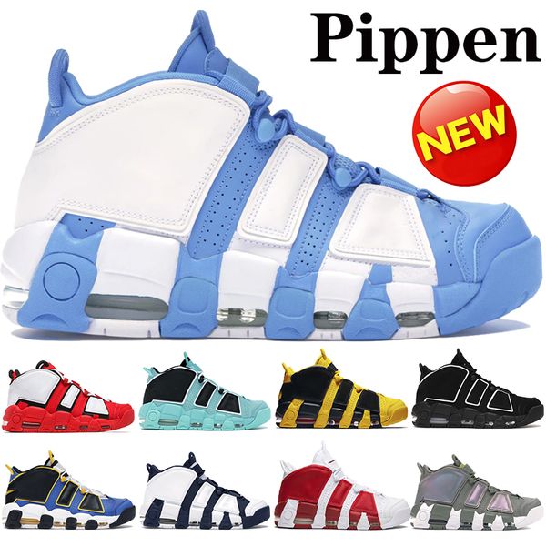 

mens basketball shoes more uptempo pippen university blue white black wheat iridescent hidden reflective chrome obsidian men women sneakers