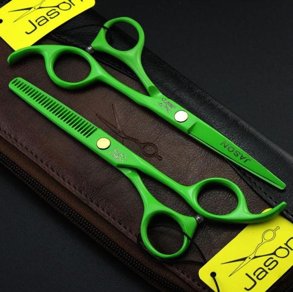 

313 55039039 16cm brand jason grade hairdressing scissors 440c professional barbers cutting scissors thinning shears h6882397