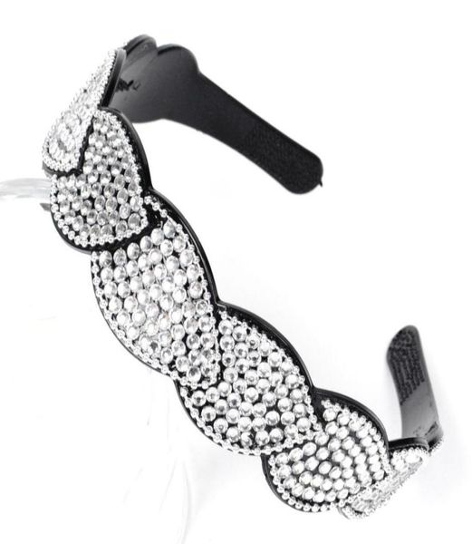 

women headband alice band diamante rhinestone crystal chains leaf hair accessory r4767688773, Black;brown