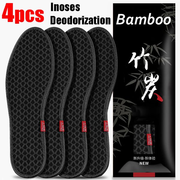 

shoe parts accessories bamboo charcoal deodorant insoles mesh breathable absorbsweat pads men running sport insert light weight insole brioc, White;pink