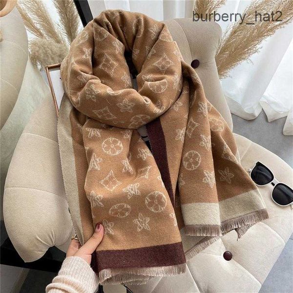 

luxury cashmere scarf women winter warm shawls and wraps designer horse print bufanda thick blanket scarves 2023, Blue;gray