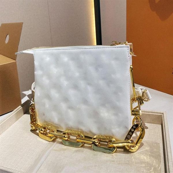 

coussin pm crossbody bag women designer mm envelope shoulder bag clutch fashion chains embossed purse classic coussins bb luxury h3060