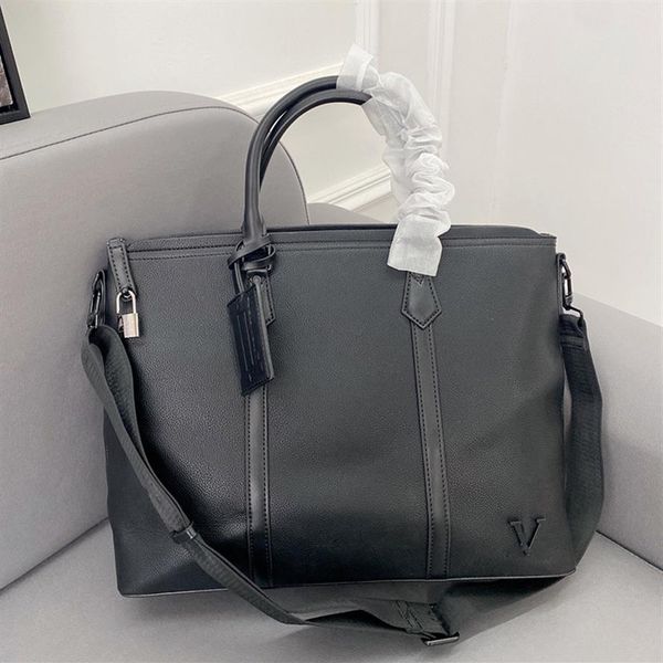 

womens designer black briefcase bags lock it toe handle totes calfskin nylon crossbody jumbo handbags messenger large capacity274a