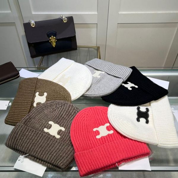 

luxury beanies designer winter bean men and women fashion design knit hats fall woolen cap letter jacquard warm skull hat, Blue;gray