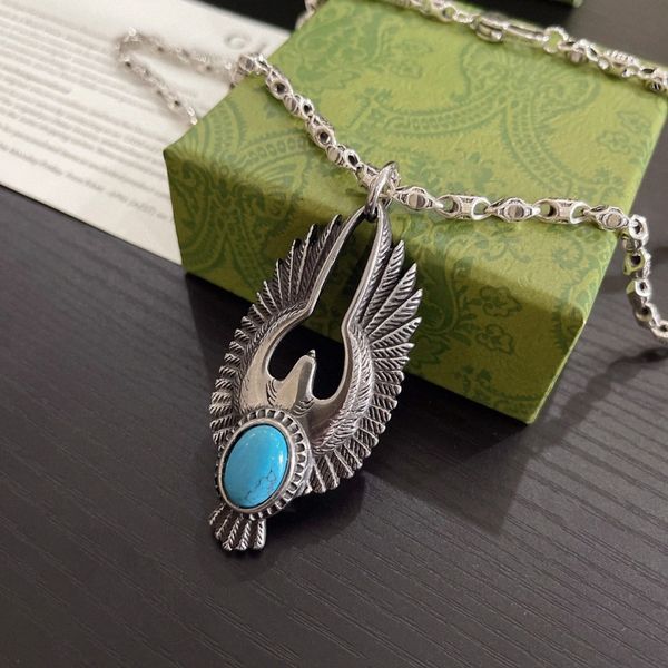 

designer necklace g jewelry fashion necklace chain jewellery womens men hexagram green gift box, Silver