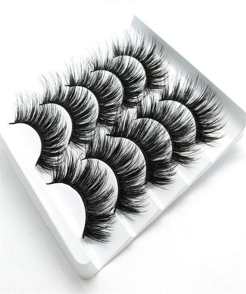 

new 5pairs faux 3d mink eyelashes false eyelashes natural thick long eye lashes eyelash extension wispy makeup beauty tools 5style1327604