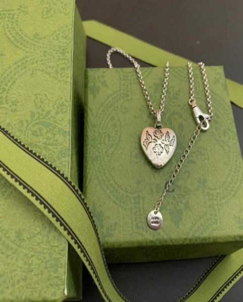 

925 silver italian design jewelry blind for love pendant necklace men039s and women039s heartshaped tiger pend8213056