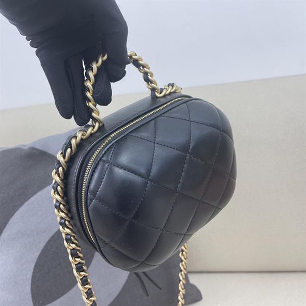 

10a woman cosmetic bag luxury shoulder handbag leather crossbody bags fashion designer bags lady clutch purse chain ba275j