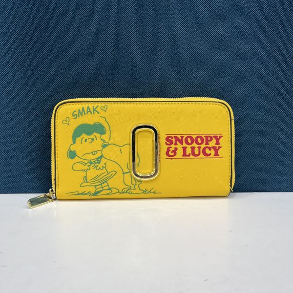 

fashion luxury designer marc wallets card bag key bags wallet the most european and american style man women cartoon figure wallet real leat, Red;black