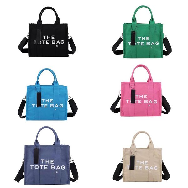 

marc the tote canvas shopping bag lady designer practical large capacity plain crossbody shoulder handbags womens wallets coin pur228y