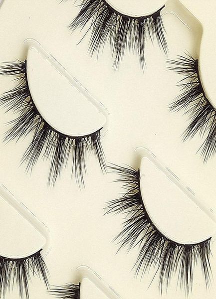 

3d threedimensional multilayer black false eyelashes natural cross thick winged eye lashes fashion ball makeup fake eyelashes5996559