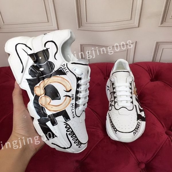 

luxury designer sports shoes cotton sneakers designer fashion classic trainer lace-up jogging shoes casual men's shoes size35-45 hc2108, Black