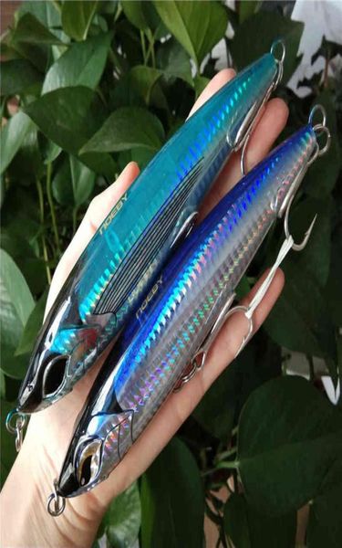 

noeby 2pcs sea fishing lure stickbait nbl9494 pencil water 160mm 58g gt saltwater stick artificial bait 2201106285761