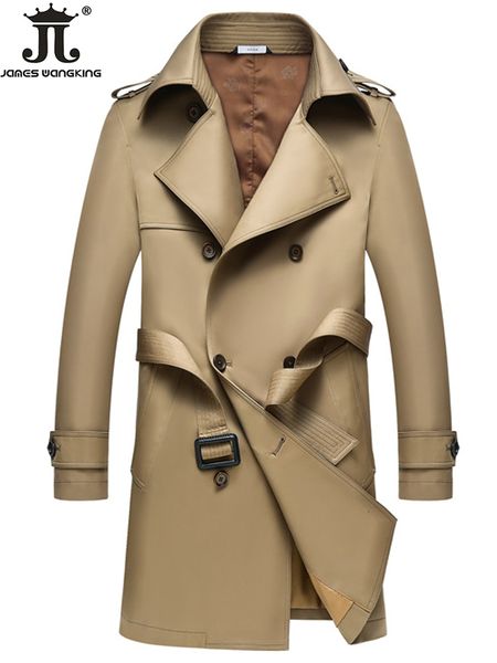 

men's jackets windbreaker spring and autumn midlength middleaged british casual coat business european american black 230822, Black;brown