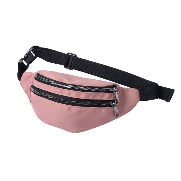 

waist bags ladies multifunctional sports bag large capacity waterproof zipper fanny pack solid color outdoor shoulder messenger 230823