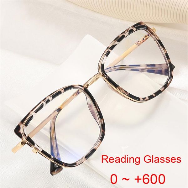 

sunglasses fashion ladies reading glasses spring hinge presbyopic readers eyeglasses leopard cat eye blue light filter frame 3 5su290s, White;black