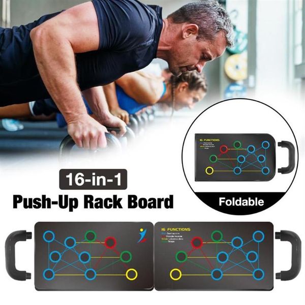 

16-in-1 push up board rack board with handle fitness push-up body building push-up stands for gym body exercise tools2845