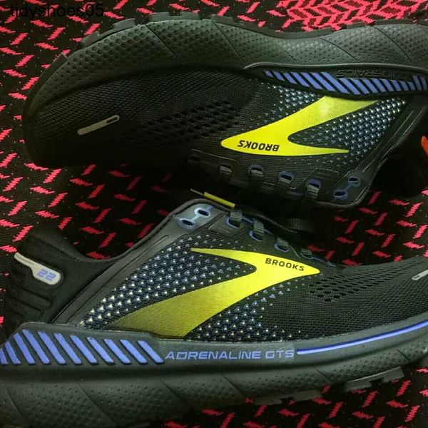 

brooks gts 22 support cushioned marathon running shoe, Black