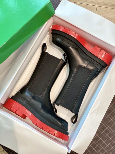 

designer boots fashion classic luxury women's slip on with pouch matte patent leather upside down 0822, Black