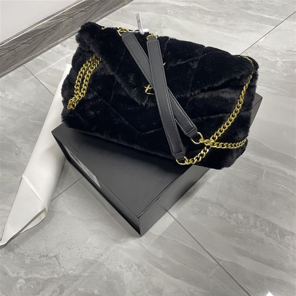 

designer shoulder bag luxury womens crossbody bags stylish loulou cloud underarm bags winter puffer handbag gold hardware chain en226t