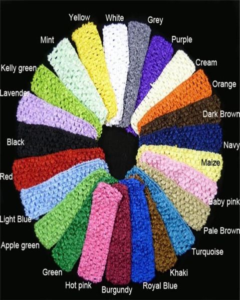 

1 5 crochet headbands baby hair bands hair accessories for girls tutu waisteband288o6919184, Slivery;white