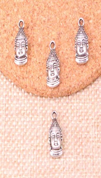 

79pcs charms buddha head 168mm antique making pendant fitvintage tibetan silverdiy handmade jewelry5301347, Bronze;silver