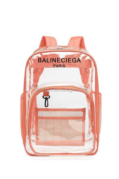 

2023 sell backpack designer bag transparent backpack printable waterproof women bag creative travel clear backpack jelly bagsstylishhandbags