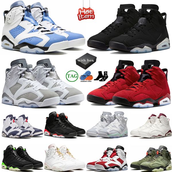 

jumpman 6 basketball shoes for men women 6s toro red oreo midnight navy unc cool grey georgetown infrared white university blue trainers out