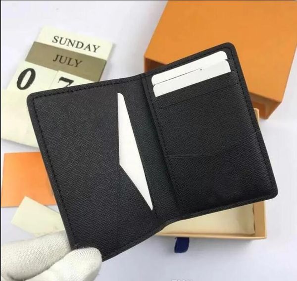 

compact pocket organizer m60502 men l designer card holders fashion short luxury multiple wallet key coin card holder damier graphite canvas, Red;black