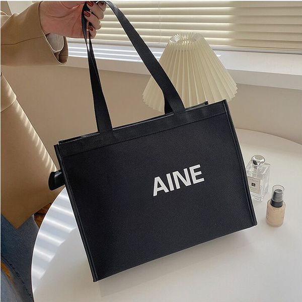 

bag women's simple canvas portable large capacity tote travel storage bags