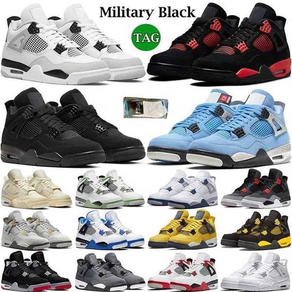 

2023 platform 4 basketball shoes men women 4s black cat military canvas red thunder university blue thunder pink cactus jack trainers outdoo