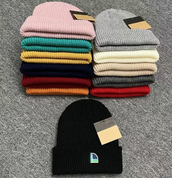 

2023 new knitted hat fashion letter cap popular warm windproof stretch multi-color high-quality beanie hats personality street style couple