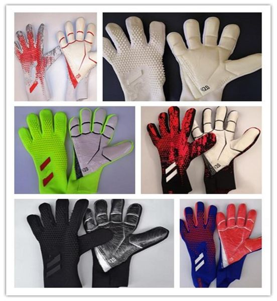 

551741204 2021 predators goalkeeper gloves anti slip soccer football professional gk doorman luvas sports whole supplier7966537, Black