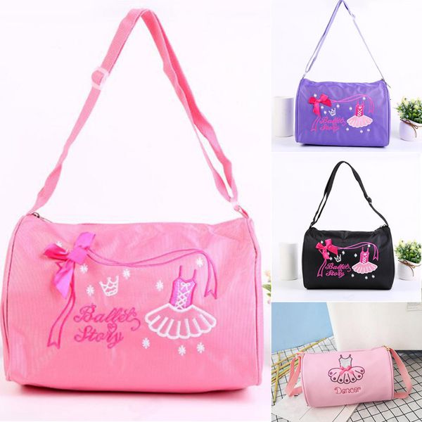 

handbags children dance single shoulder bags for women kid gift latin dance ballet handbags crossbody messenger bag cute dancing bag 230823, Black