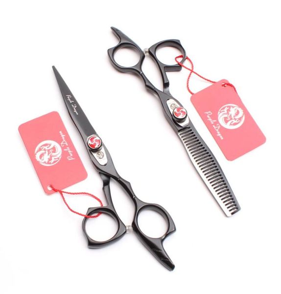 

6039039 175cm 440c purple dragon black professional human hair scissors cutting thinning scissors hairdressing scissors sal8484303