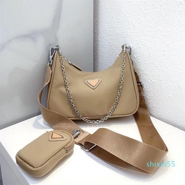 

re edition 2021 nylon designers shoulder bags leather handbag designer -selling lady cross-body luxury chain bag 220q