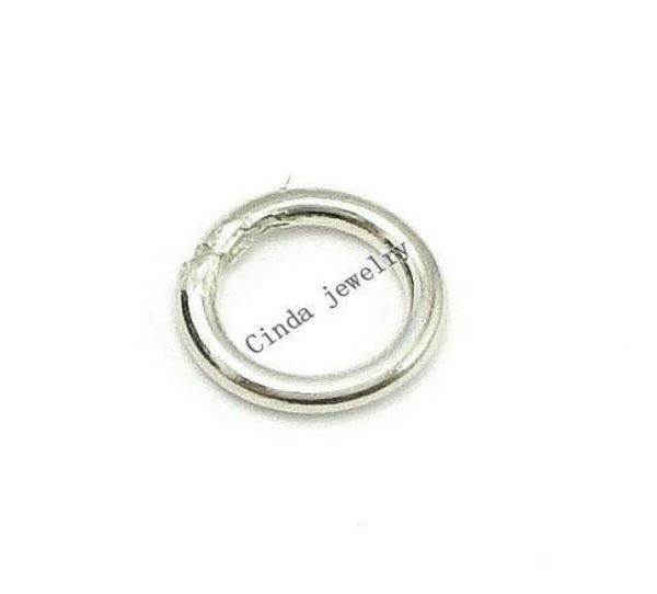 

100pcslot 925 sterling silver split rings accessory findings components for diy craft jewelry gift w51064372233