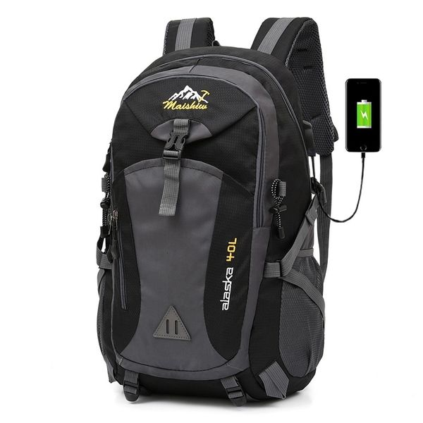 

school bags weysfor 40l waterproof men backpack travel pack sports bag outdoor mountaineering hiking climbing camping backpack for male 2308