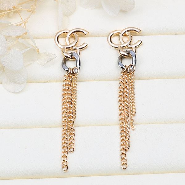 

8165 new cross border designer fashion sweet gold and silver earrings exaggerate cool style earrings 925 silver pop, Golden;silver