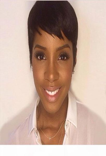 

7a short bob cut wigs with baby hair glueless brazilian short full lace human hair wigs short bob wigs for black women3370098, Black;brown