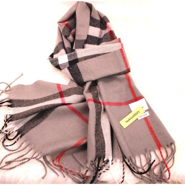 

burbrery designer cashmere scarf winter women and men long scarf quality headband fashion classic printed chequer check big plaid shawls, Blue;gray