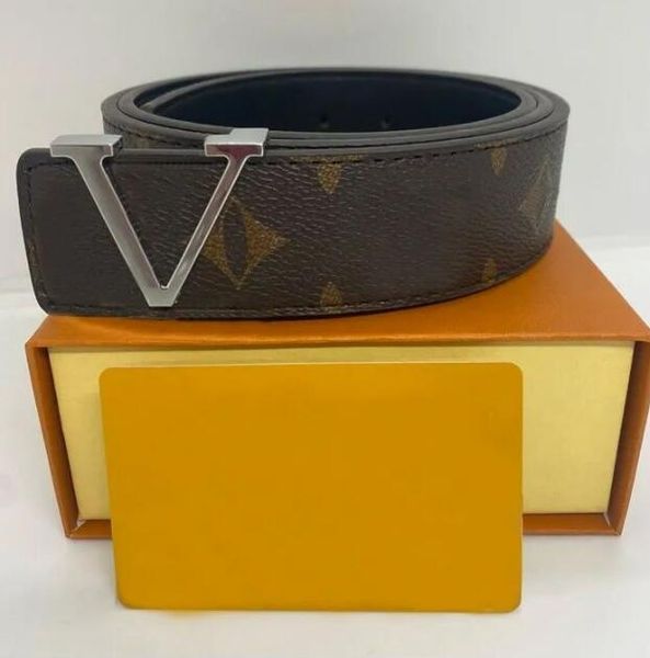 

fashion buckle genuine leather belt width 40mm 12 styles highly quality with box designer men women mens belts, Black;brown