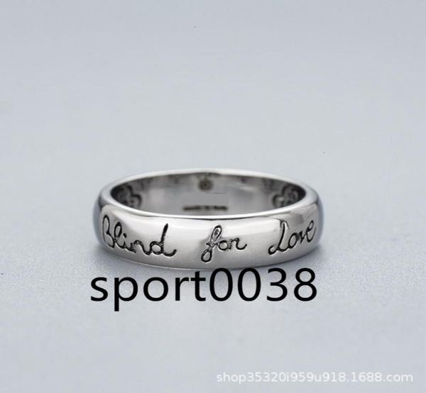 

ring two g santique thai sier blind for love silver jewelry05864282