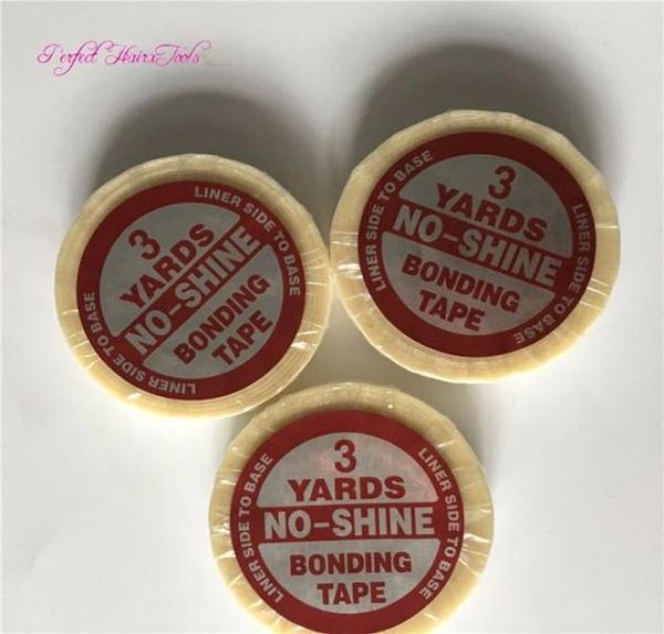 

1 roll 1cm3 yards super hair tape doublesided adhesive tape for pu hair extensionlace wigtoupee9134097, Black;brown