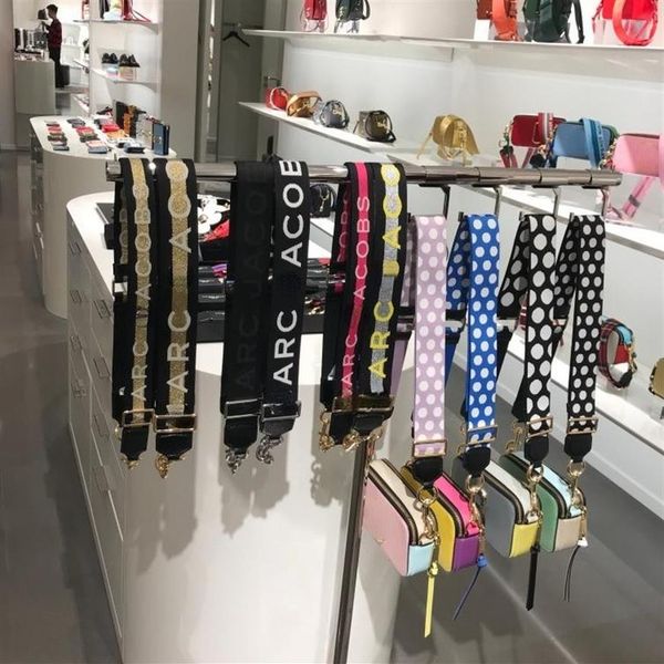 

canvas bag straps women's cross-body bag long shoulder strap bags belt accessories diagonal adjustable wide belts240o, Black