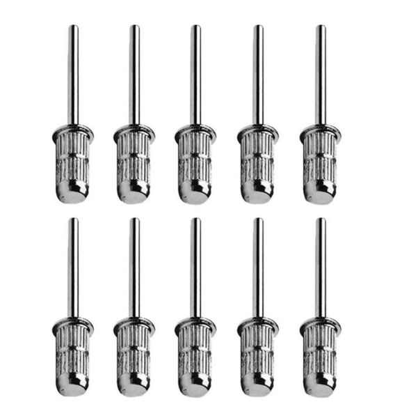 

1 pcs 235mm shank mandrel drill bit nail sanding drum dead skin grinding head meta l sand ring shaft nail tool supplies7503626, Silver