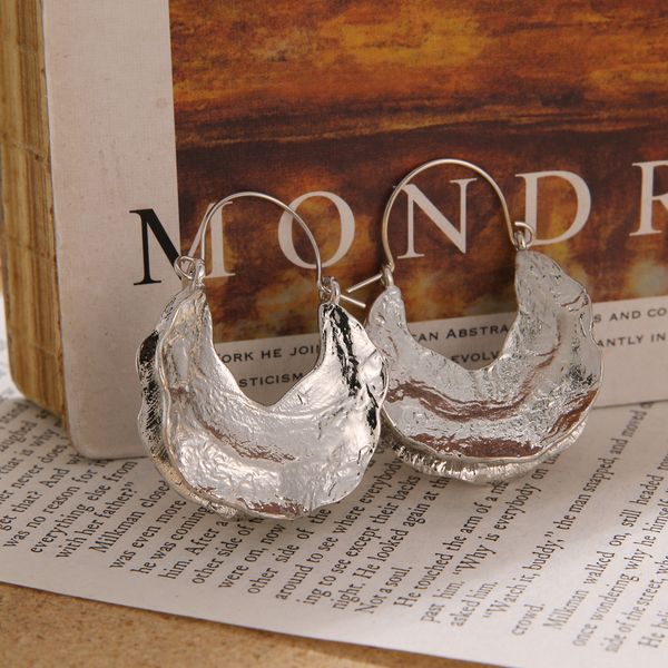 

stud fashion delicate sliver gold color geometric earrings for women party accessories ethnic dangle jewelry 230823, Golden;silver