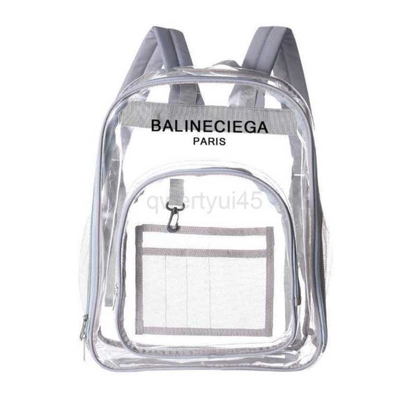 

2023 sell backpack style transparent backpack printable women waterproof bag creative travel clear backpack jelly bagsqwertyui4502