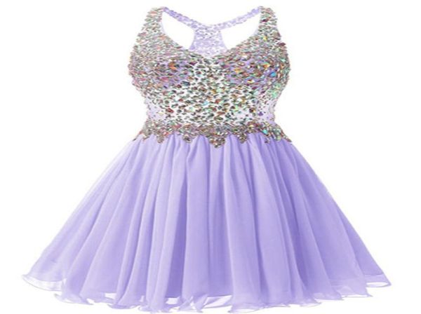 

2021 new sweetheart crystal prom dresses homecoming dress with sequins for girls juniors graduation party formal gown bh012051390, Blue;pink